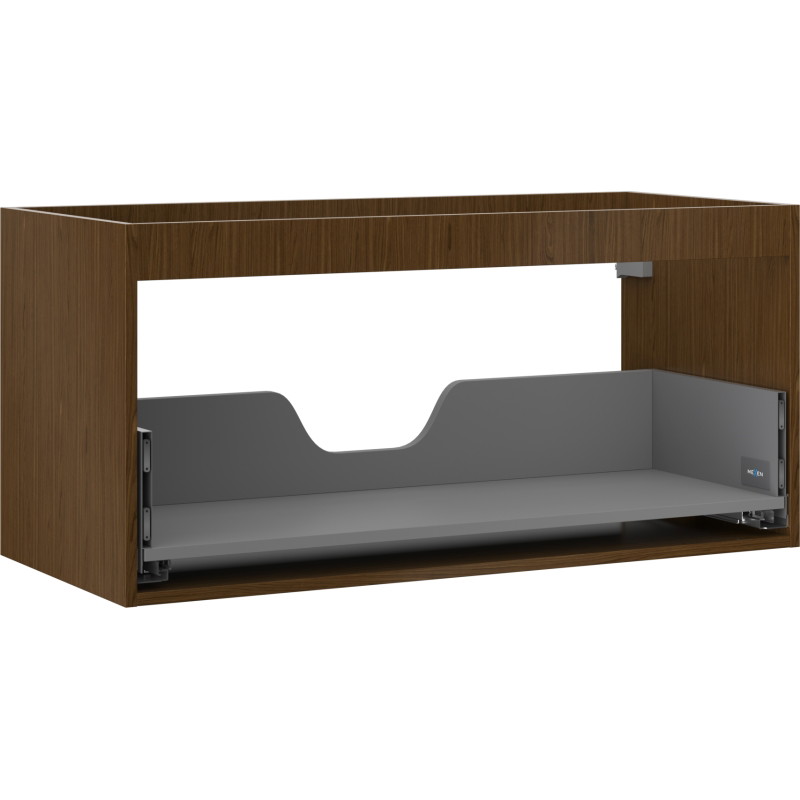 Mexen Box-A valamualuse kapi korpus 100 cm, 1 sahtel, pähkel - 91AX0-1000-470-1-86