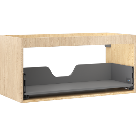 Mexen Box-A korpus szafki podumywalkowej 100 cm, 1 szuflada, dąb - 91AX0-1000-470-1-81
