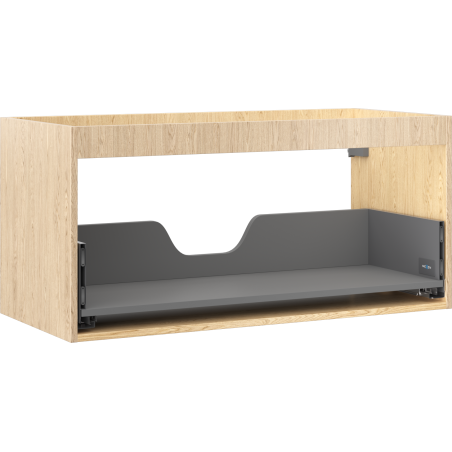 Mexen Box-A valamualusektsiooni kapp 100 cm, 1 sahtel, tamm - 91AX0-1000-470-1-81