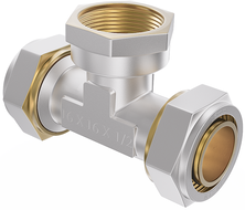Mexen PEX-S trójnik skręcany PEX 25 x 3/4 GW x 25 - W97232-2534F25-00