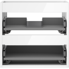 Mexen Box-A armario bajo lavabo de 50 cm, 2 cajones, blanco brillo - 91AX0-0500-470-2-00