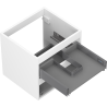 Mexen Box-A Vanity Unit Cabinet 50 cm, 2 Drawers, White Matte - 91AX0-0500-470-2-01