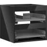 Mexen Box-A cuerpo del gabinete bajo lavabo 50 cm, 2 cajones, negro brillo - 91AX0-0500-470-2-70