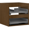Mexen Box-A corpo del mobile sotto lavabo 50 cm, 2 cassetti, noce - 91AX0-0500-470-2-86