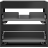 Mexen Box-A Unterschrankkorpus 50 cm, 2 Schubladen, schwarz matt - 91AX0-0500-470-2-71