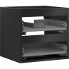 Mexen Box-A korpus szafki podumywalkowej 50 cm, 2 szuflady, czarny mat - 91AX0-0500-470-2-71