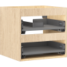 Mexen Box-A caisson d'armoire sous vasque 50 cm, 2 tiroirs, chêne - 91AX0-0500-470-2-81
