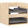 Mexen Box-A σώμα ντουλαπιού κάτω από νιπτήρα 50 cm, 2 συρτάρια, δρύς