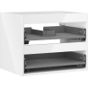 Mexen Box-A corpus van de wasbak kast 60 cm, 2 lades, wit glans - 91AX0-0600-470-2-00