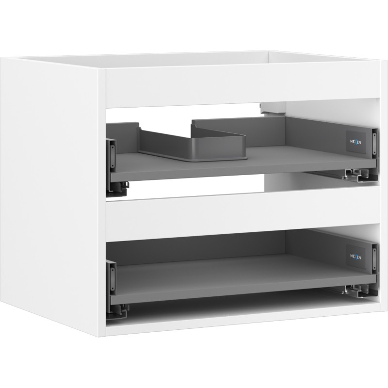 Mexen Box-A valamukapp aluskapp 60 cm, 2 sahtlit, valge matt - 91AX0-0600-470-2-01
