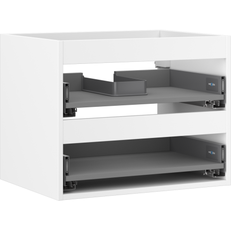 Mexen Box-A valamukapp aluskapp 60 cm, 2 sahtlit, valge matt - 91AX0-0600-470-2-01