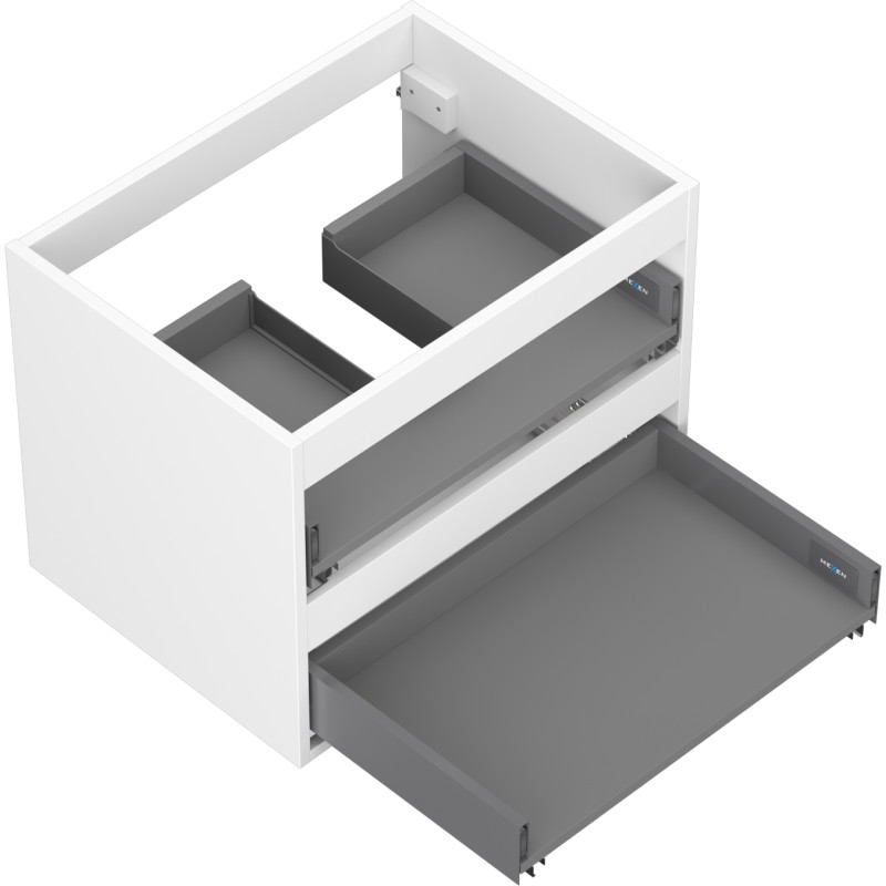 Mexen Box-A valamukapp aluskapp 60 cm, 2 sahtlit, valge matt - 91AX0-0600-470-2-01