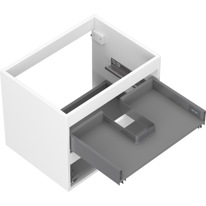 Mexen Box-A valamukapp aluskapp 60 cm, 2 sahtlit, valge matt - 91AX0-0600-470-2-01