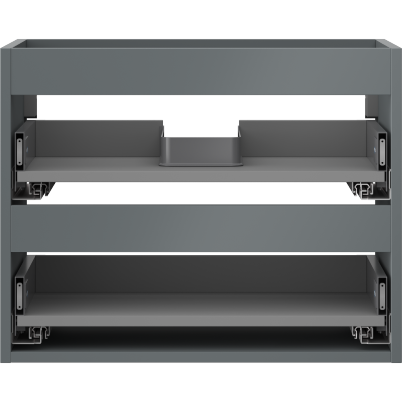 Mexen Box-A korpus szafki podumywalkowej 60 cm, 2 szuflady, grafit mat - 91AX0-0600-470-2-66