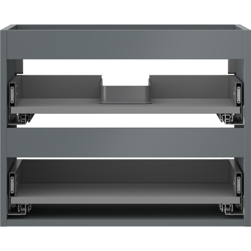 Mexen Box-A valamualusektsiooni korpus 60 cm, 2 sahtlit, matt grafiit - 91AX0-0600-470-2-66
