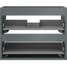 Mexen Box-A valamualusektsiooni korpus 60 cm, 2 sahtlit, matt grafiit - 91AX0-0600-470-2-66