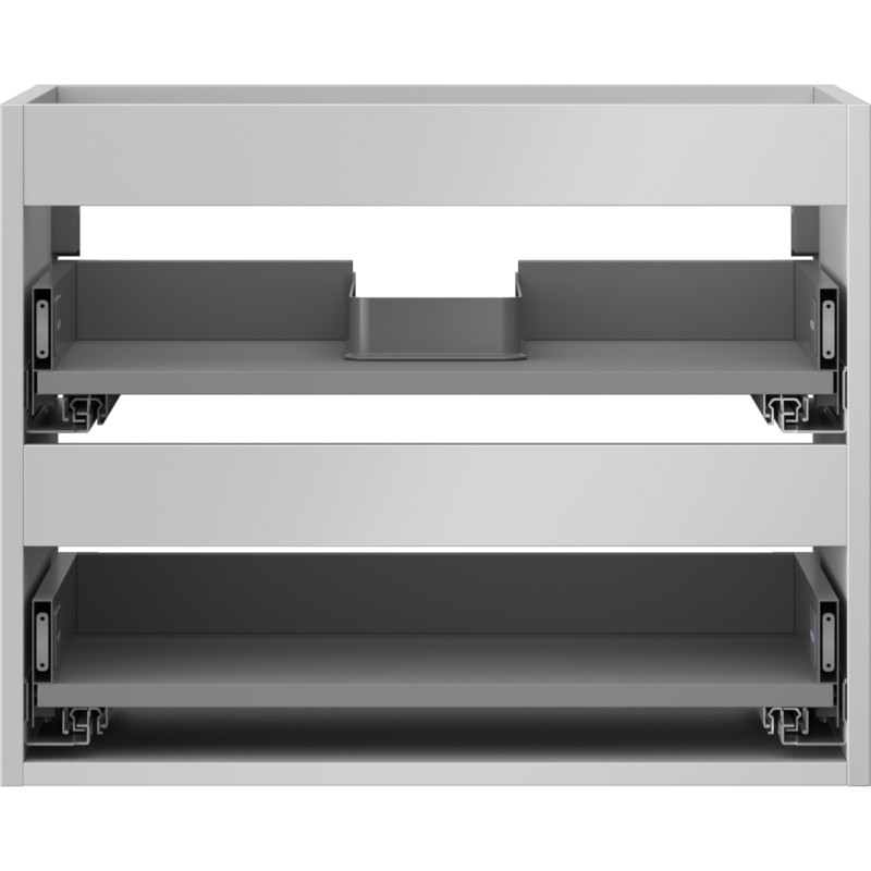 Mexen Box-A valamukapi korpus 60 cm, 2 sahtlit, hall matt - 91AX0-0600-470-2-62