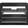 Mexen Box-A korpus ormarića ispod umivaonika 60 cm, 2 ladice, crni mat - 91AX0-0600-470-2-71