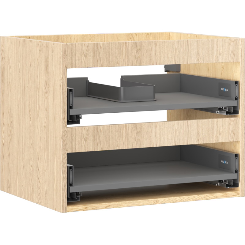 Mexen Box-A valamualusekapi korpus 60 cm, 2 sahtlit, tamm - 91AX0-0600-470-2-81
