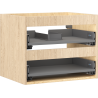 Mexen Box-A cabinet body for washbasin 60 cm, 2 drawers, oak - 91AX0-0600-470-2-81