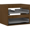 Mexen Box-A cabinet body for washbasin 60 cm, 2 drawers, walnut - 91AX0-0600-470-2-86