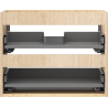 Mexen Box-A cabinet body for washbasin 60 cm, 2 drawers, oak - 91AX0-0600-470-2-81