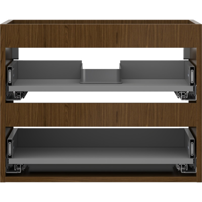 Mexen Box-A valamu aluse kapi korpus 60 cm, 2 sahtlit, pähkel - 91AX0-0600-470-2-86