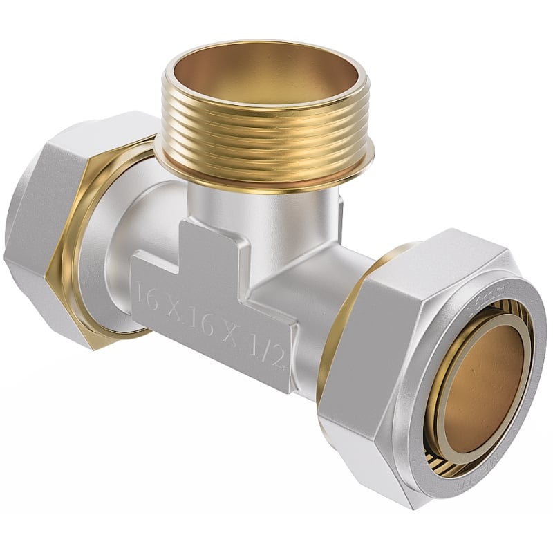 Mexen PEX-S trójnik skręcany PEX 20 x 3/4 GZ x 20 - W97233-2034M20-00