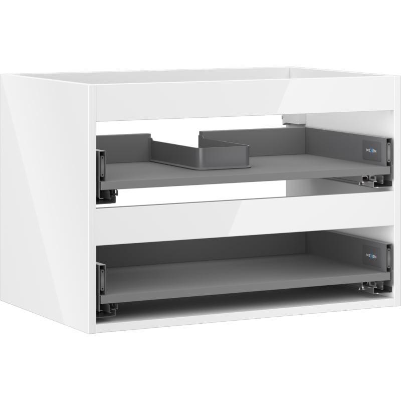 Mexen Box-A korpus ormarića ispod umivaonika 70 cm, 2 ladice, bijeli sjaj - 91AX0-0700-470-2-00