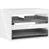Mexen Box-A valamualusektsiooni kapp 70 cm, 2 sahtlit, valge läige - 91AX0-0700-470-2-00