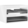 Mexen Box-A vanity unit cabinet body 70 cm, 2 drawers, white gloss - 91AX0-0700-470-2-00