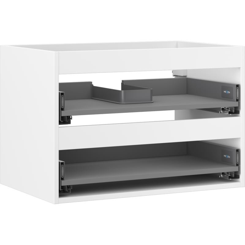 Mexen Box-A valamukapi korpus 70 cm, 2 sahtlit, valge matt - 91AX0-0700-470-2-01