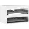 Mexen Box-A corps de meuble sous-vasque 70 cm, 2 tiroirs, blanc mat - 91AX0-0700-470-2-01