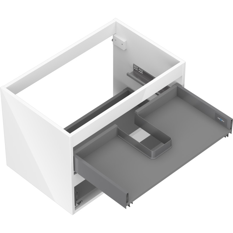 Mexen Box-A valamualusektsiooni kapp 70 cm, 2 sahtlit, valge läige - 91AX0-0700-470-2-00