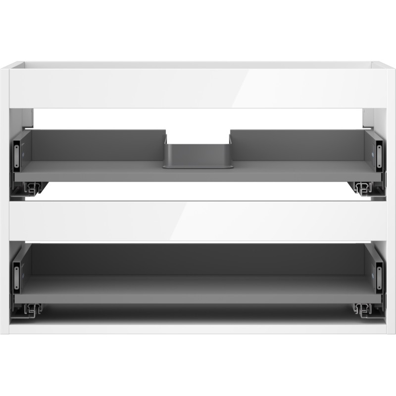 Mexen Box-A valamualusektsiooni kapp 70 cm, 2 sahtlit, valge läige - 91AX0-0700-470-2-00