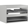 Mexen Box-A valamukapi karkass 70 cm, 2 sahtlit, hall matt - 91AX0-0700-470-2-62