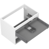 Mexen Box-A kastlichaam onder wastafel 70 cm, 2 laden, wit mat - 91AX0-0700-470-2-01