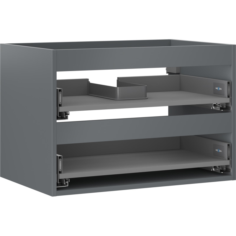 Mexen Box-A valamukapi korpus 70 cm, 2 sahtlit, mati grafiit - 91AX0-0700-470-2-66
