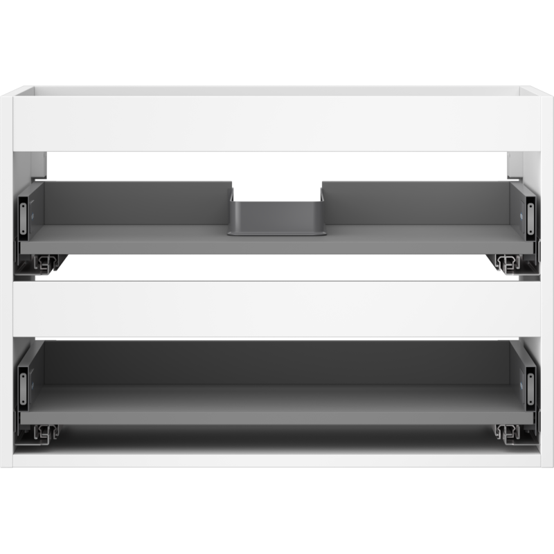 Mexen Box-A 70 cm allaskaapin runko, 2 laatikkoa, valkoinen matta - 91AX0-0700-470-2-01