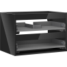 Mexen Box-A valamu all oleva kapi korpus 70 cm, 2 sahtlit, must läikiv - 91AX0-0700-470-2-70