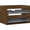 Mexen Box-A cuerpo de armario bajo lavabo 70 cm, 2 cajones, nogal - 91AX0-0700-470-2-86