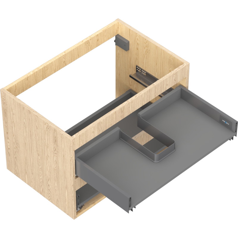 Mexen Box-A valamu aluskapi korpus 70 cm, 2 sahtlit, tamm - 91AX0-0700-470-2-81