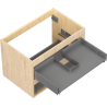 Mexen Box-A korpus szafki podumywalkowej 70 cm, 2 szuflady, dąb - 91AX0-0700-470-2-81