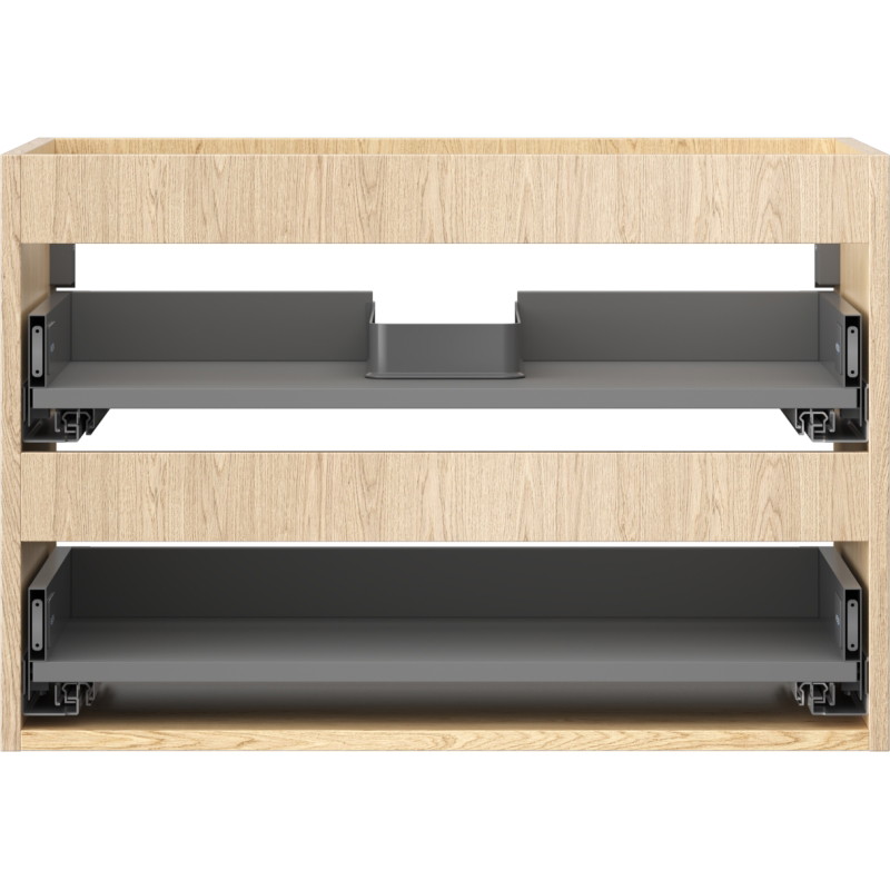 Mexen Box-A korpus ormarića ispod umivaonika 70 cm, 2 ladice, hrast - 91AX0-0700-470-2-81