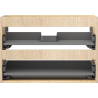 Mexen Box-A korpus ormarića ispod umivaonika 70 cm, 2 ladice, hrast - 91AX0-0700-470-2-81