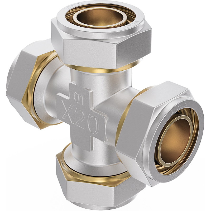 Mexen PEX-S četverospojka vijčana PEX 16 x 16 x 16 x 16 - W97237-161616-00