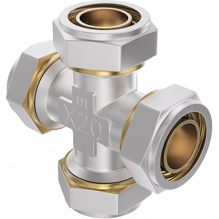 Mexen PEX-S té raccord à compression PEX 16 x 16 x 16 x 16 - W97237-161616-00