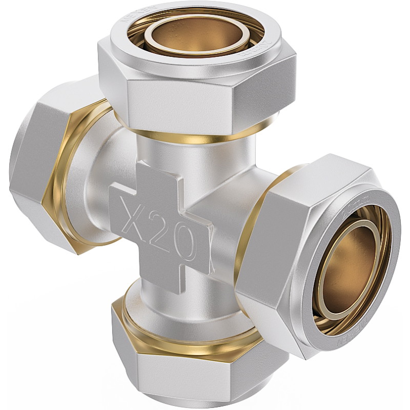 Mexen PEX-S četverospojka vijčana PEX 16 x 16 x 16 x 16 - W97237-161616-00