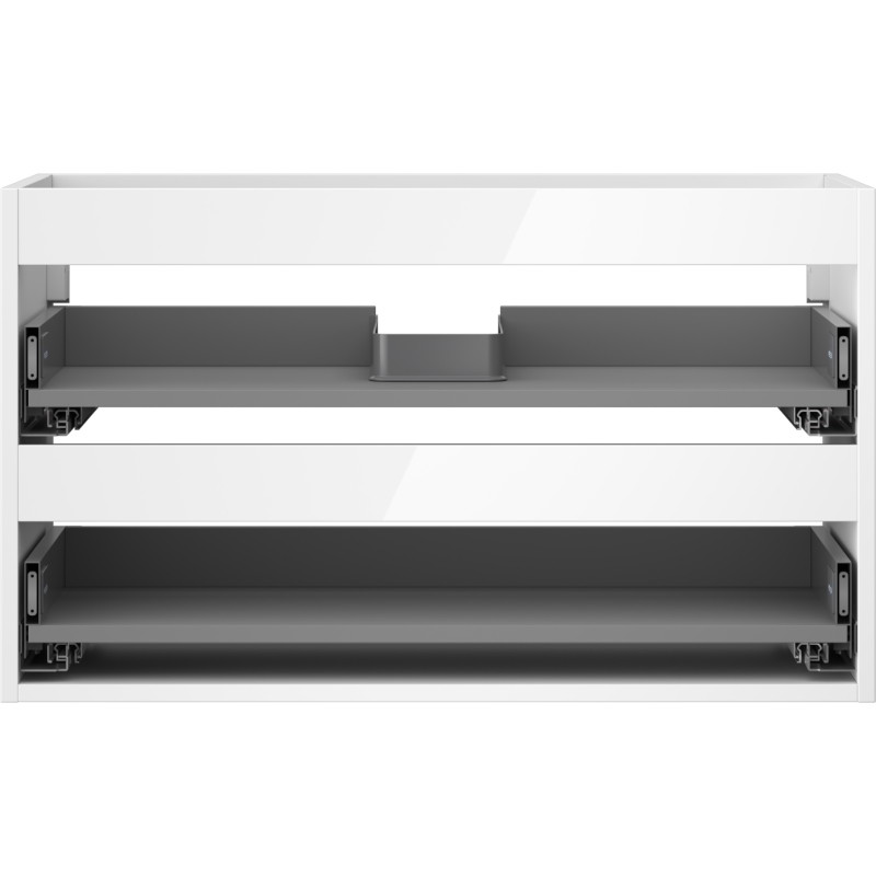 Mexen Box-A ormar ispod umivaonika 80 cm, 2 ladice, bijeli sjaj - 91AX0-0800-470-2-00
