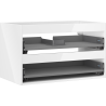 Mexen Box-A ormar ispod umivaonika 80 cm, 2 ladice, bijeli sjaj - 91AX0-0800-470-2-00